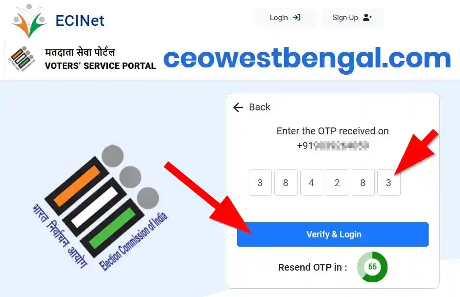 National Voter service portal Login 2026